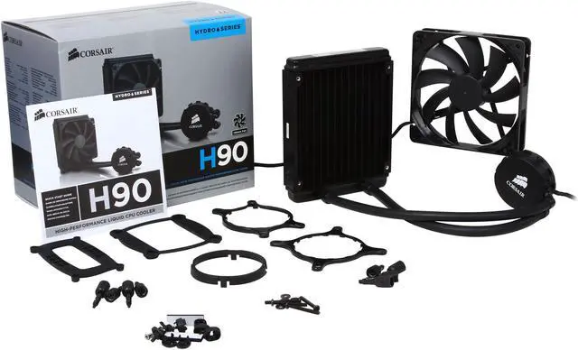 Alt view image 6 of 6 - Corsair Certified Hydro Series H90 High Performance Water/Liquid CPU Cooler