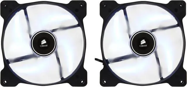 Main image of Corsair CO-9050035-WW Air Series SP140 140mm White LED High Static Pressure Case Fan - Twin Pack