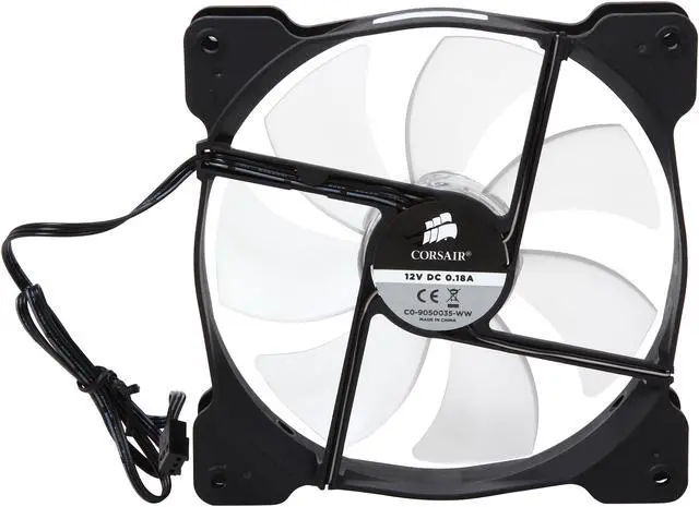 Alt view image 4 of 5 - Corsair CO-9050035-WW Air Series SP140 140mm White LED High Static Pressure Case Fan - Twin Pack