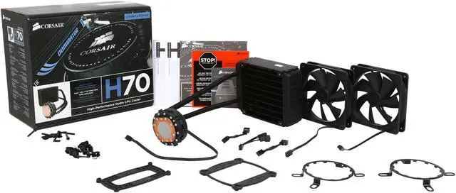 Alt view image 9 of 9 - Corsair Certified CWCH70 CWCH70 120mm High Performance CPU Cooler