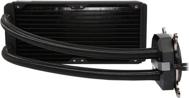 Alt view image 3 of 9 - Corsair Hydro Series H100i GTX Extreme Performance Water / Liquid CPU Cooler. 240mm (CW-9060021-WW)