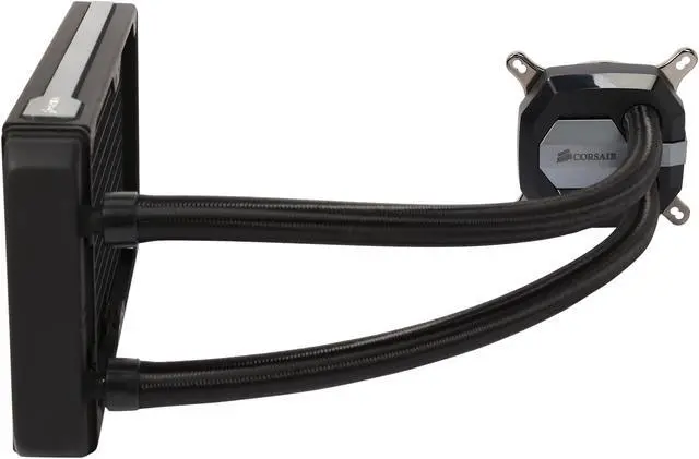 Alt view image 6 of 9 - Corsair Hydro Series H100i GTX Extreme Performance Water / Liquid CPU Cooler. 240mm (CW-9060021-WW)