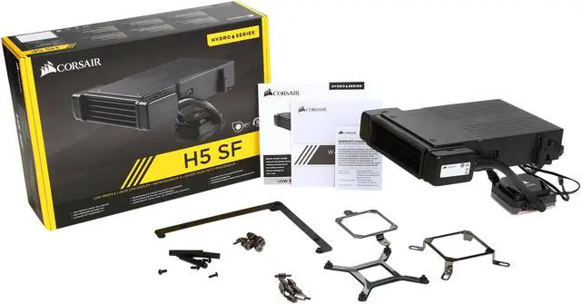 Alt view image 8 of 8 - Corsair Hydro Series H5 SF Low-Profile Liquid CPU Cooler Cooling for high-performance Mini-ITX PCs CW-9060023-WW