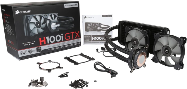 Refurbished: Corsair Certified CW-9060021-WW Hydro Series H100i GTX ...
