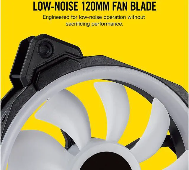 Alt view image 7 of 20 - Corsair LL Series CO-9050072-WW LL120 RGB, 120mm Dual Light Loop RGB LED PWM Fan, 3 Fan Pack with Lighting Node PRO