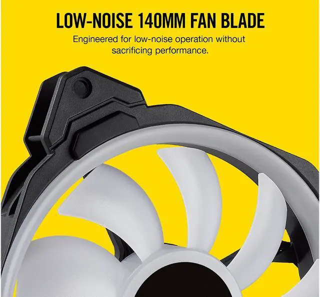 Alt view image 6 of 17 - Corsair LL Series CO-9050073-WW LL140 RGB, 140mm Dual Light Loop RGB LED PWM Fan, Single Pack
