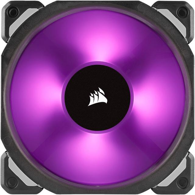 Alt view image 9 of 17 - CORSAIR ML120 PRO RGB, 120mm Premium Magnetic Levitation RGB LED PWM Fan, CO-9050075-WW. Single Pack.