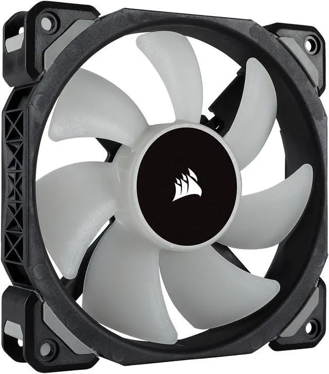 Alt view image 13 of 20 - CORSAIR ML120 PRO RGB, 120mm Premium Magnetic Levitation RGB LED PWM Fan, CO-9050076-WW. 3-Pack with Lighting Node PRO.