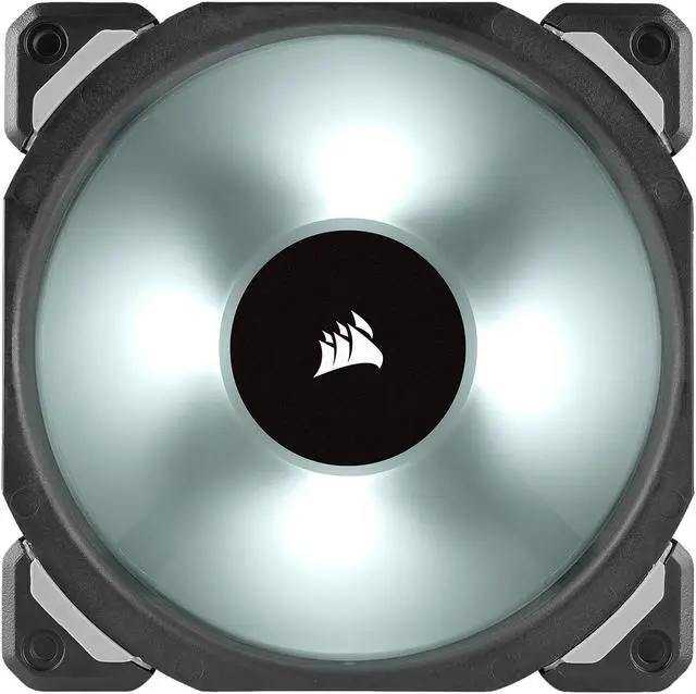 Alt view image 9 of 20 - CORSAIR ML120 PRO RGB, 120mm Premium Magnetic Levitation RGB LED PWM Fan, CO-9050076-WW. 3-Pack with Lighting Node PRO.