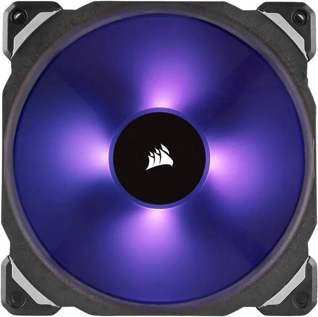 Alt view image 9 of 20 - CORSAIR ML140 PRO RGB, 140mm Premium Magnetic Levitation RGB LED PWM Fan, CO-9050078-WW. 2-Pack with Lighting Node PRO.
