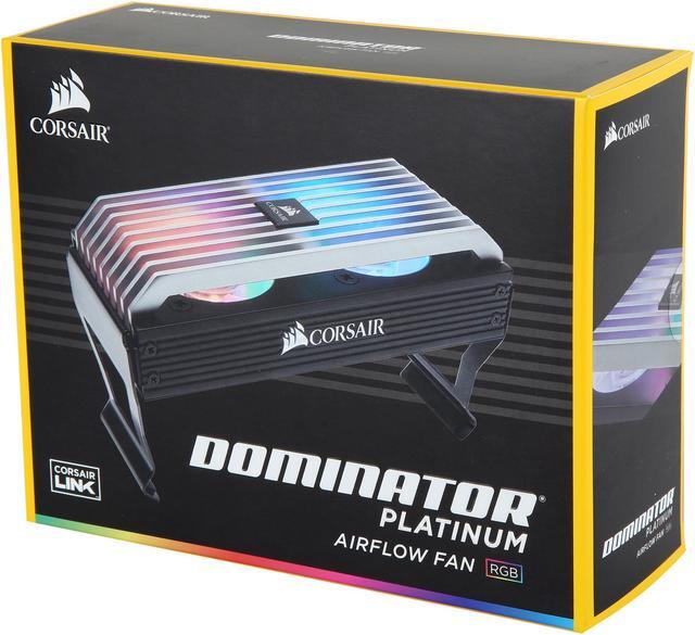 Alt view image 14 of 14 - CORSAIR DOMINATOR Platinum Airflow RGB LED Memory Fan (CMDAF2)