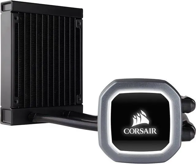 Alt view image 8 of 20 - Corsair Hydro Series, H60 2018 (CW-9060036-WW), 120mm Radiator, Single 120mm PWM Fan, Liquid CPU Cooler LGA 1700 Compatible