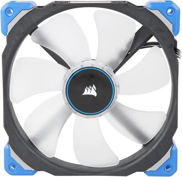 Alt view image 2 of 5 - Corsair ML120 PRO LED CO-9050043-WW Blue LED 120mm Premium Magnetic Levitation PWM Fan