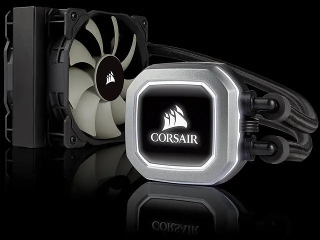 Alt view image 5 of 6 - CORSAIR Hydro Series H75 2018 CW-9060035-WW, 120mm Radiator, 2 SP120 PWM Fans, High Performance Liquid CPU Cooler