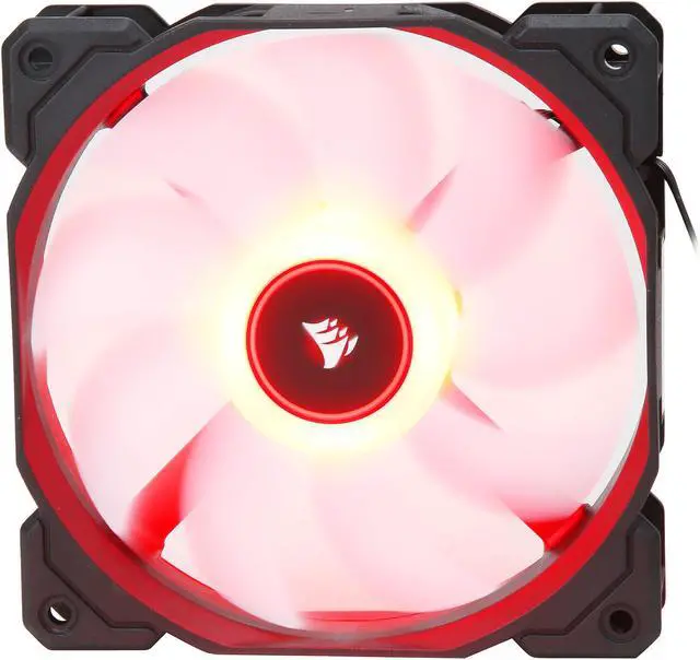 Alt view image 2 of 5 - Corsair AF Series AF120 LED (2018) CO-9050083-WW Red LED Case Fan, 3-Pack.