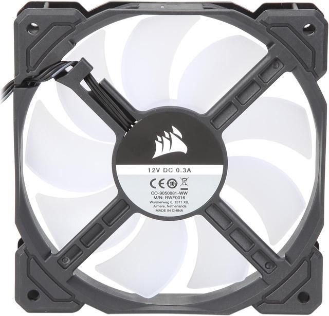 Alt view image 4 of 5 - Corsair AF Series AF120 LED (2018) CO-9050084-WW Blue LED Case Fan, 3-Pack.