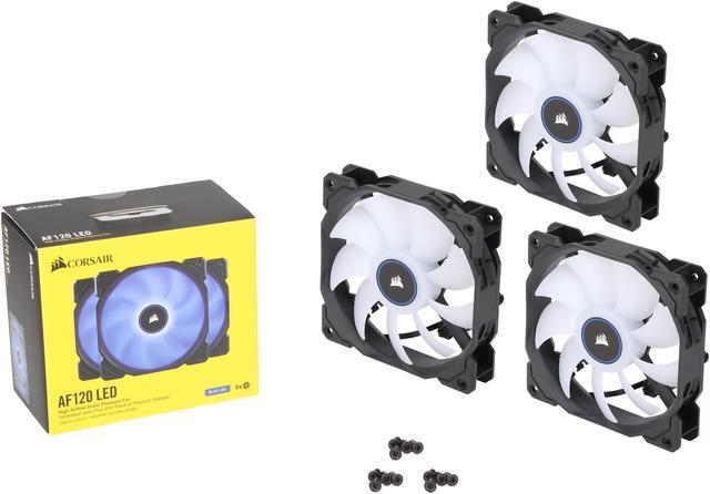 Alt view image 5 of 5 - Corsair AF Series AF120 LED (2018) CO-9050084-WW Blue LED Case Fan, 3-Pack.