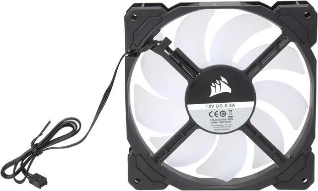 Alt view image 4 of 5 - Corsair AF Series AF140 LED (2018) CO-9050085-WW 140mm White LED Case Fan, Single Pack