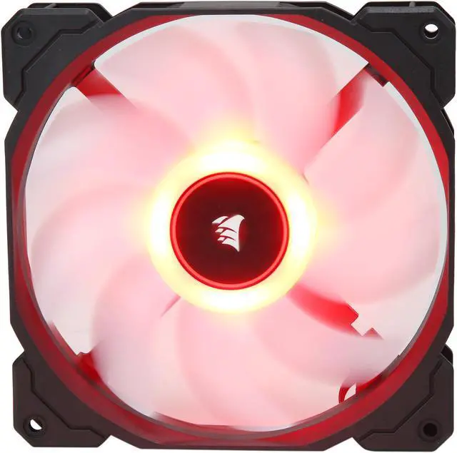 Alt view image 3 of 5 - Corsair AF Series AF140 LED (2018) CO-9050086-WW 140mm Red LED Case Fan, Single Pack