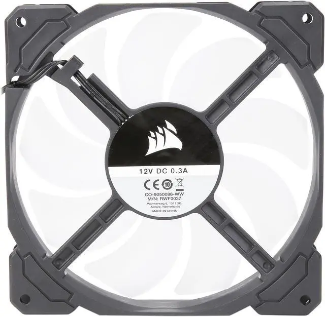 Alt view image 5 of 5 - Corsair AF Series AF140 LED (2018) CO-9050086-WW 140mm Red LED Case Fan, Single Pack