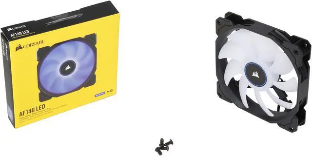 Alt view image 5 of 5 - Corsair AF Series AF140 LED (2018) CO-9050087-WW 140mm Blue LED Case Fan, Single Pack