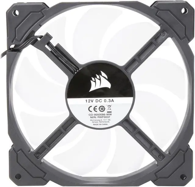 Alt view image 4 of 5 - Corsair AF Series AF140 LED (2018) CO-9050089-WW 140mm Red LED Case Fan, 2-Pack