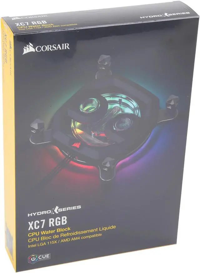 Alt view image 20 of 20 - CORSAIR Hydro X Series XC7 RGB CPU Water Block (115X/AM4), CX-9010004-WW
