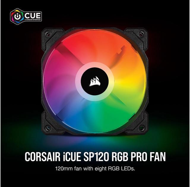 Alt view image 2 of 14 - CORSAIR iCUE SP120 RGB PRO Performance 120mm Fan - CO-9050093-WW