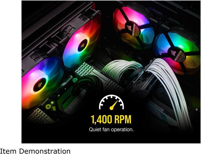 Alt view image 5 of 14 - CORSAIR iCUE SP120 RGB PRO Performance 120mm Fan - CO-9050093-WW