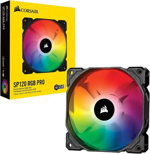 Alt view image 7 of 14 - CORSAIR iCUE SP120 RGB PRO Performance 120mm Fan - CO-9050093-WW