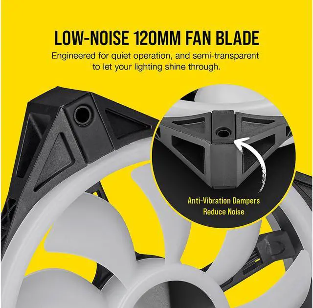 Alt view image 7 of 18 - CORSAIR QL Series,  iCUE QL120 RGB, 120mm RGB LED Fan, Single Pack, CO-9050097-WW