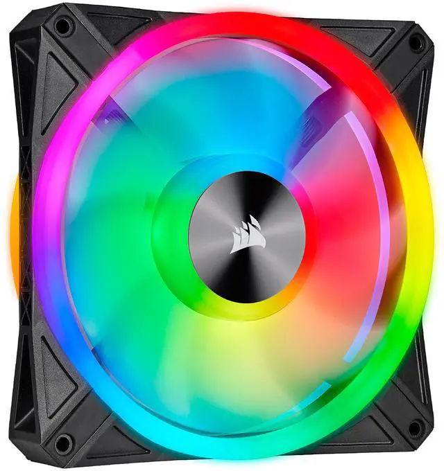 Alt view image 2 of 15 - CORSAIR QL Series, iCUE QL140 RGB, 140mm RGB LED Fan, Single Pack, CO-9050099-WW