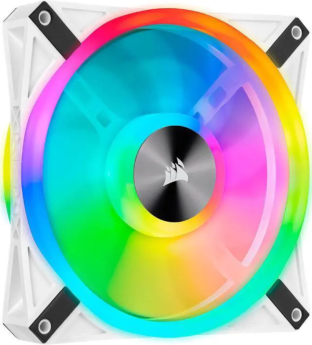 Alt view image 2 of 8 - CORSAIR QL Series, iCUE QL140 RGB, 140mm RGB LED PWM White Fan, Single Fan - CO-9050105-WW