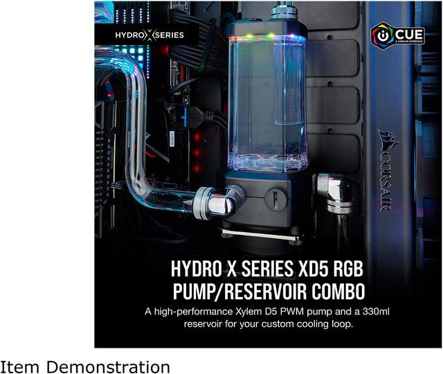 CORSAIR iCUE LINK XD5 RGB ELITE WHITE Pump-Reservoir Unit - D5 PWM