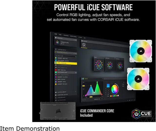 Alt view image 3 of 10 - CORSAIR iCUE H100i ELITE CAPELLIX WHITE, 240mm Radiator, Liquid CPU Cooler, White, CW-9060050-WW LGA 1700 Compatible