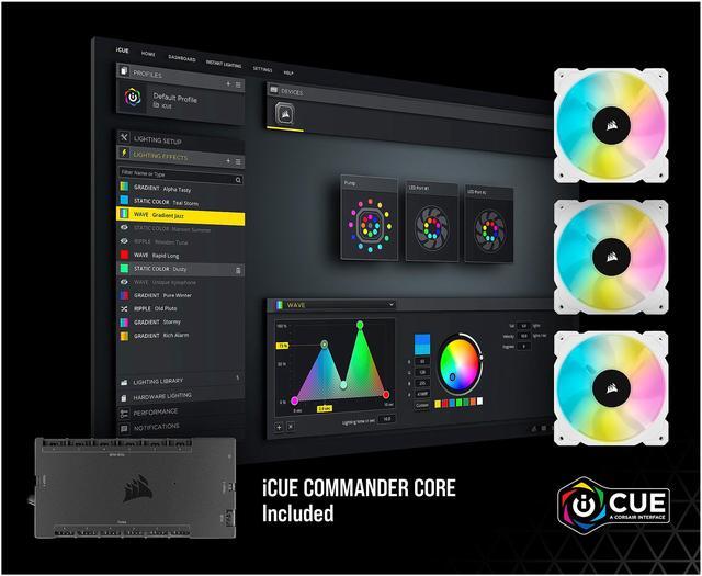 Alt view image 6 of 10 - CORSAIR iCUE H150i ELITE CAPELLIX Liquid CPU Cooler LGA 1700 Compatible - White