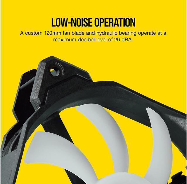 Alt view image 3 of 4 - Corsair iCUE SP120 RGB PRO Performance 120mm Triple Fan Kit with Lighting Node CORE, CO-9050094-WW/RF