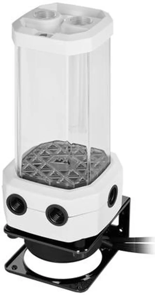 Alt view image 2 of 14 - CORSAIR Hydro X Series XD5 RGB Pump/Reservoir Combo - White - D5 PWM Pump - 330ml Reservoir - Ten Individually Addressable RGB LEDs - Temperature Sensor