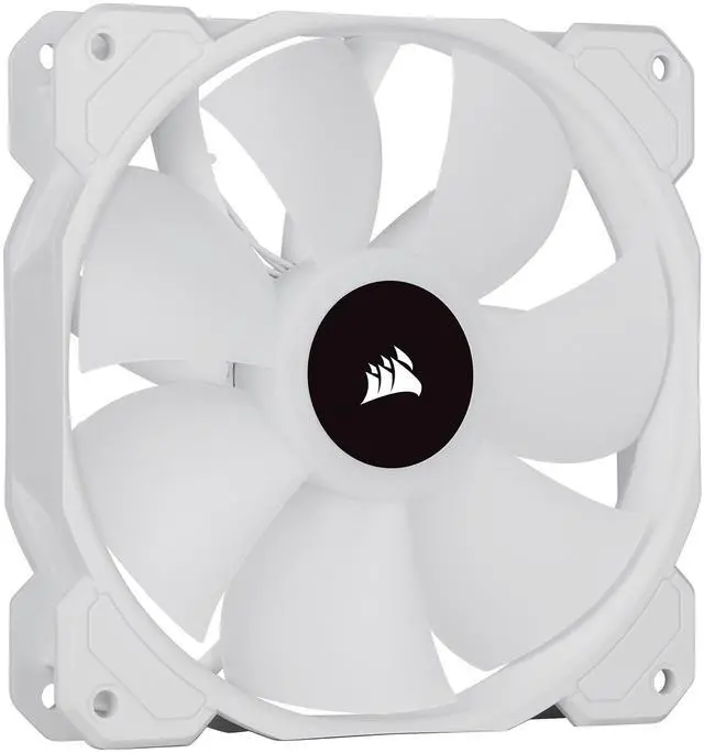 Alt view image 4 of 19 - CORSAIR iCUE SP120 RGB ELITE Performance 120mm White PWM Triple Fan Kit with iCUE Lighting Node