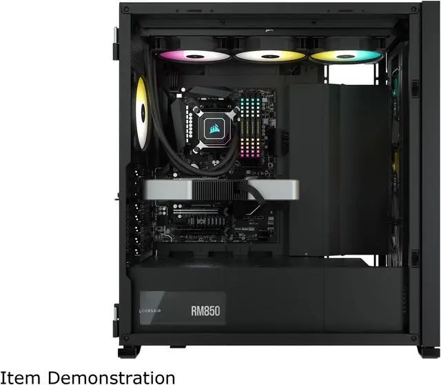 Alt view image 10 of 10 - CORSAIR iCUE H170i ELITE CAPELLIX Liquid CPU Cooler - 33 Dynamic RGB LEDs - 140mm Fans - 420mm Radiator - COMMANDER CORE Smart Lighting Controller -CORSAIR iCUE Software Compatible LGA 1700 Compatible