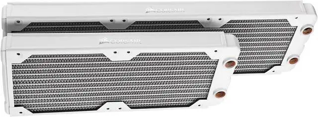 Alt view image 4 of 11 - CORSAIR Hydro X Series XR5 360mm Water Cooling Radiator - White