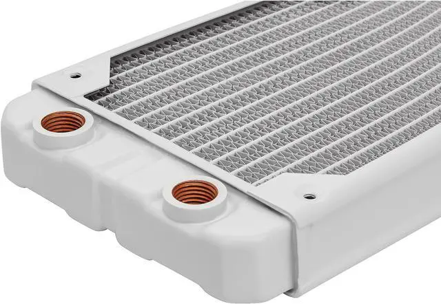 Alt view image 5 of 11 - CORSAIR Hydro X Series XR5 240mm Water Cooling Radiator - White