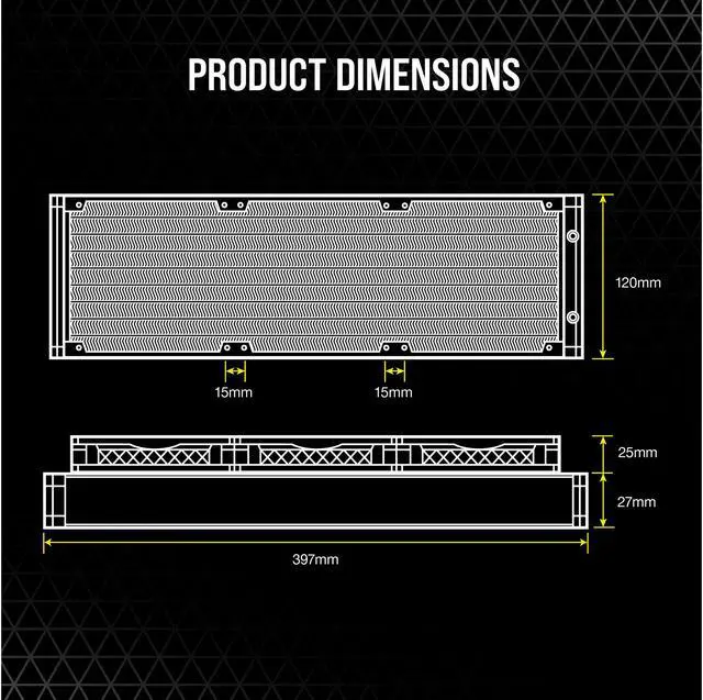 Alt view image 7 of 8 - CORSAIR iCUE H150i ELITE LCD Display Liquid CPU Cooler