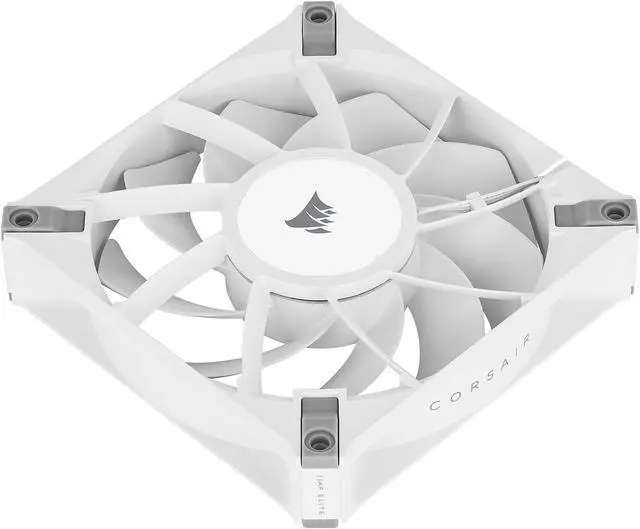 Alt view image 7 of 10 - CORSAIR AF120 ELITE High-Performance 120mm PWM Fluid Dynamic Bearing Fan - White