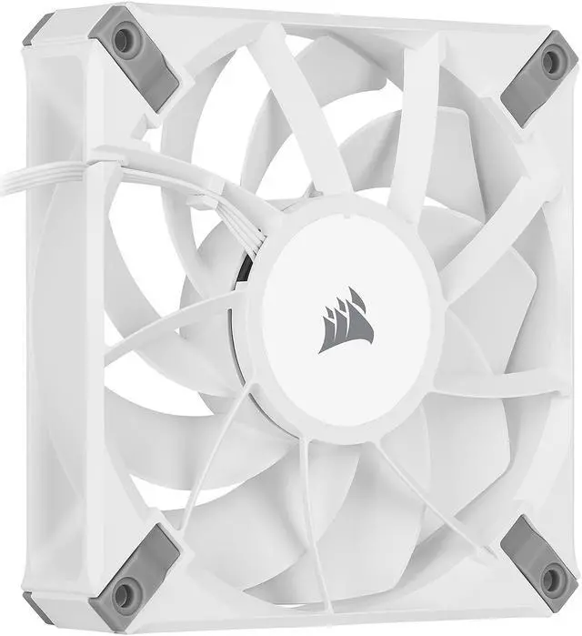 Alt view image 4 of 10 - CORSAIR AF120 ELITE High-Performance 120mm PWM Fluid Dynamic Bearing Fan - White
