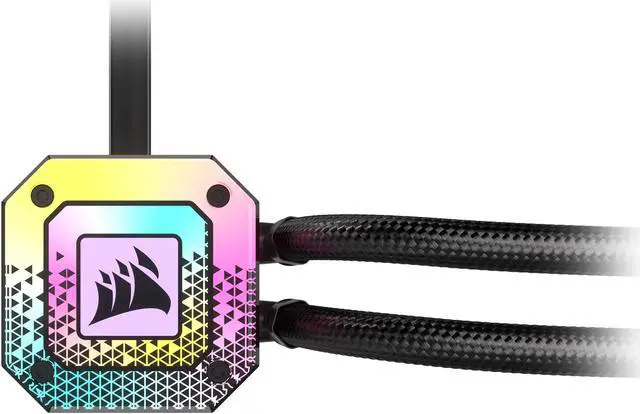 Alt view image 7 of 10 - CORSAIR iCUE H150i ELITE CAPELLIX XT Liquid CPU Cooler - AF120 RGB ELITE Fans - 360mm Radiator - Intel LGA 1851,1700, 1200, 115X, 2066 / AMD AM5, AM4