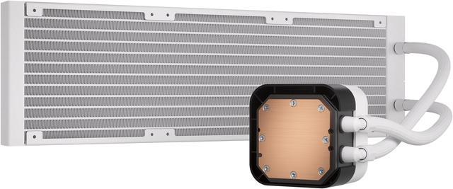 CORSAIR iCUE H150i ELITE LCD XT Liquid CPU Cooler - White - IPS LCD Screen  - AF120 RGB ELITE Fans - 360mm Radiator - Fits Intel® LGA 1700, AMD® AM5,  and More 