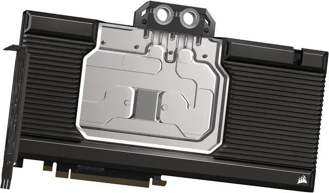 Alt view image 2 of 4 - CORSAIR Hydro X Series XG7 RGB 4080 SUPRIM/TRIO GPU Water Block - For MSI GeForce RTX™ 4080 SUPRIM and GAMING TRIO cards - Nickel-Plated Copper GPU water block with included backplate