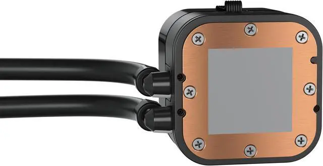 Alt view image 6 of 8 - Corsair H60x RGB Elite Liquid CPU Cooler - 16 Dynamic RGB LEDs - SP120 RGB Elite Series PWM Fan with AirGuide Technology - Intel LGA 1851, 1700, 1200, 115X, 2066, AMD AM5/AM4 - Black, 120mm AIO