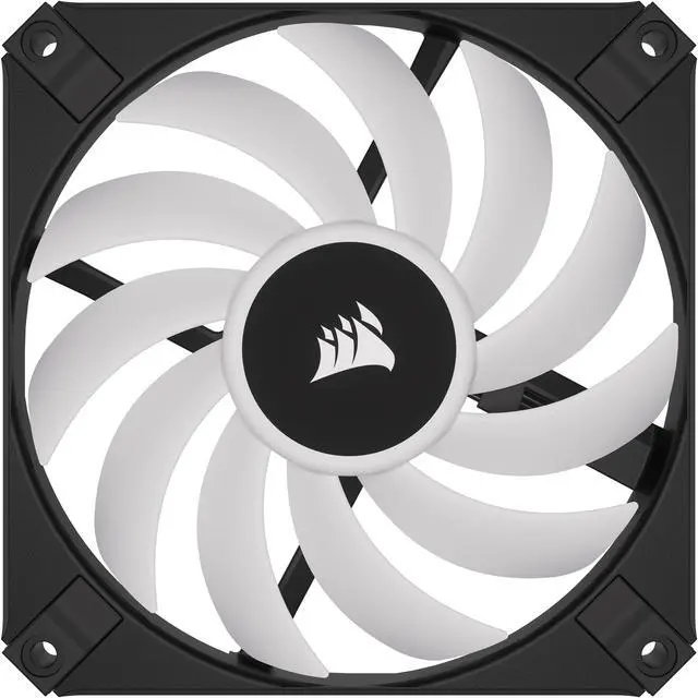Alt view image 4 of 12 - CORSAIR AF SLIM Series, AF120 RGB SLIM, 120mmx15mm Fluid Dynamic RGB Fan, Dual Pack with Lighting Node CORE
